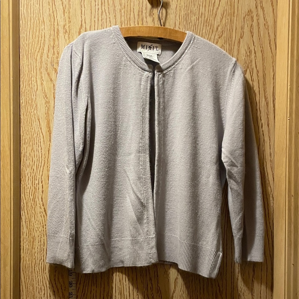 Mix It Light Gray Women's Cardigan